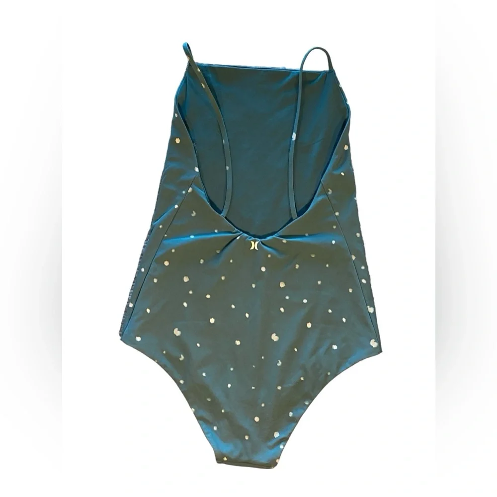 Hurley Green White Polkadot One Piece. Similar to Albion Suits Great Condition